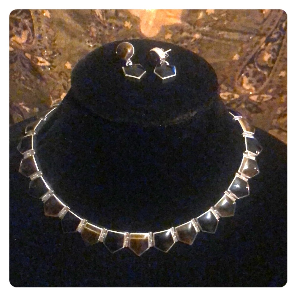 Necklace Set Onyx & Tiger Eye